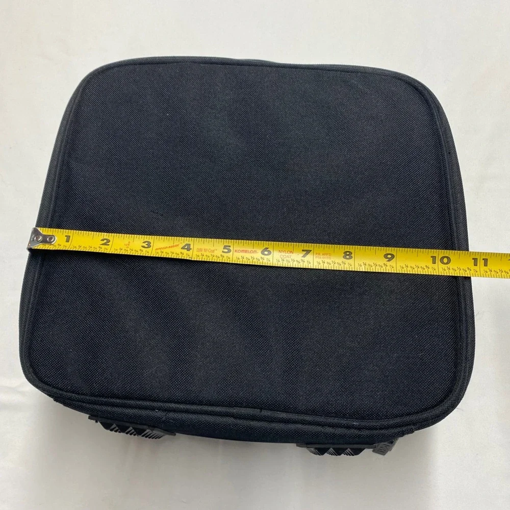 Dell Black Padded Projector Carrying Case Nylon Travel Bag with Divider 10x11x5